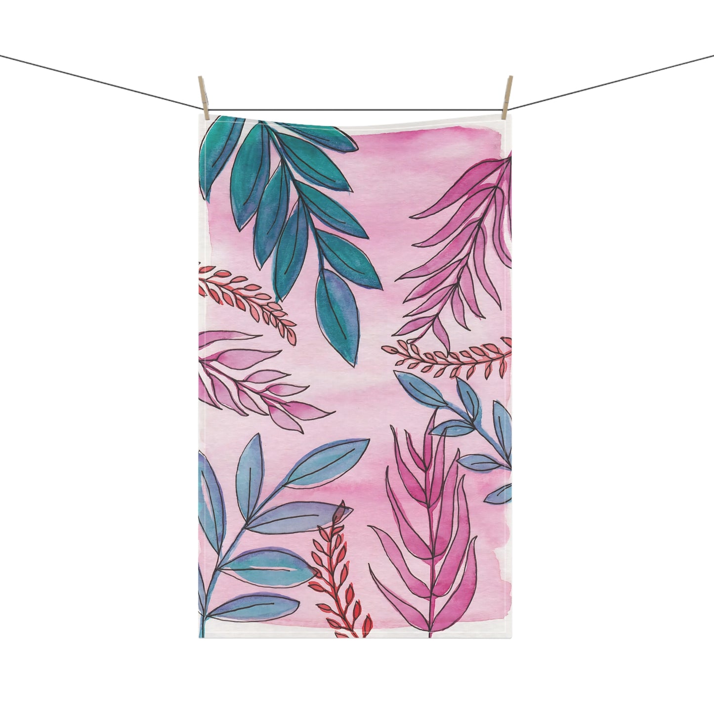 Tropical Tiki Tea Towel