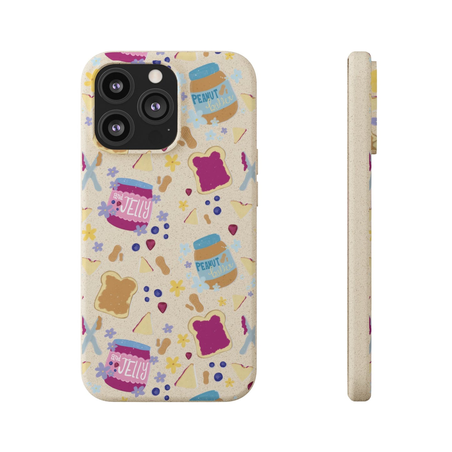Peanut Butter and Jelly Bio-Degradable Phone cases
