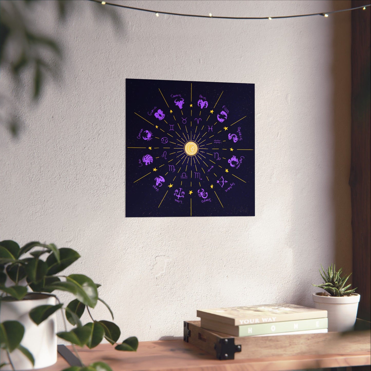 Astrology Themed Vertical Posters, Zodiac Wall Art, Celestial Decor, Horoscope Prints, Gift for Astrology Lovers