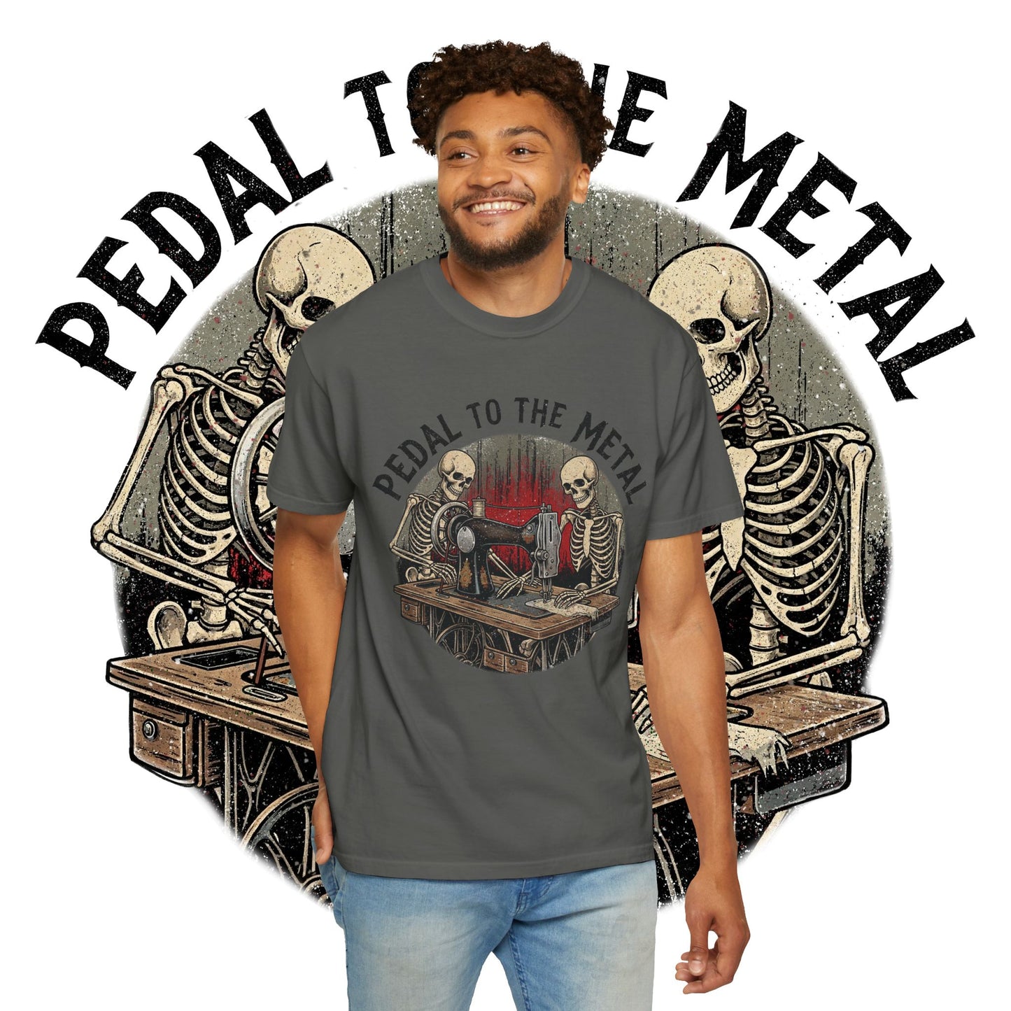 Skeleton Sewing Unisex T-shirt