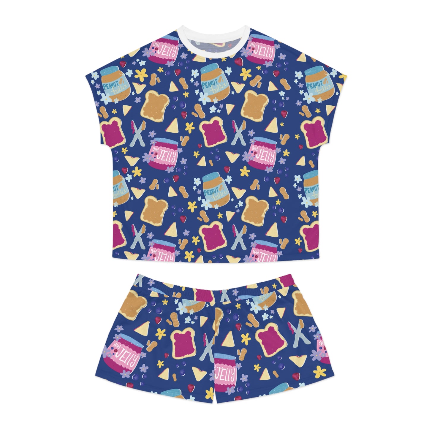 P.B. & J. Whimsical Women's Short Pajama Set