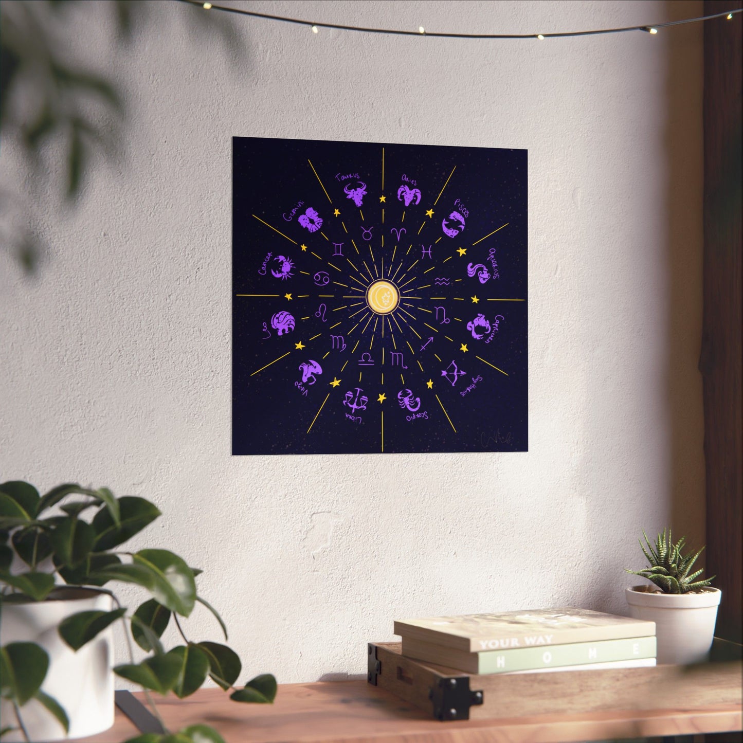 Astrology Themed Vertical Posters, Zodiac Wall Art, Celestial Decor, Horoscope Prints, Gift for Astrology Lovers