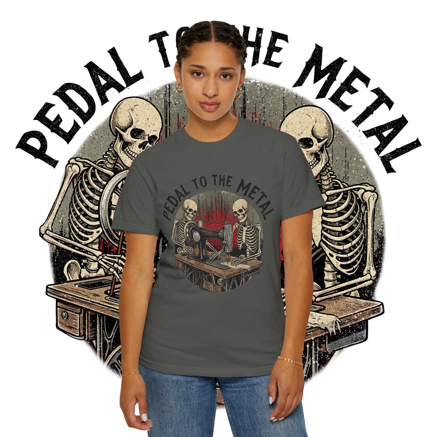 Skeleton Sewing Unisex T-shirt