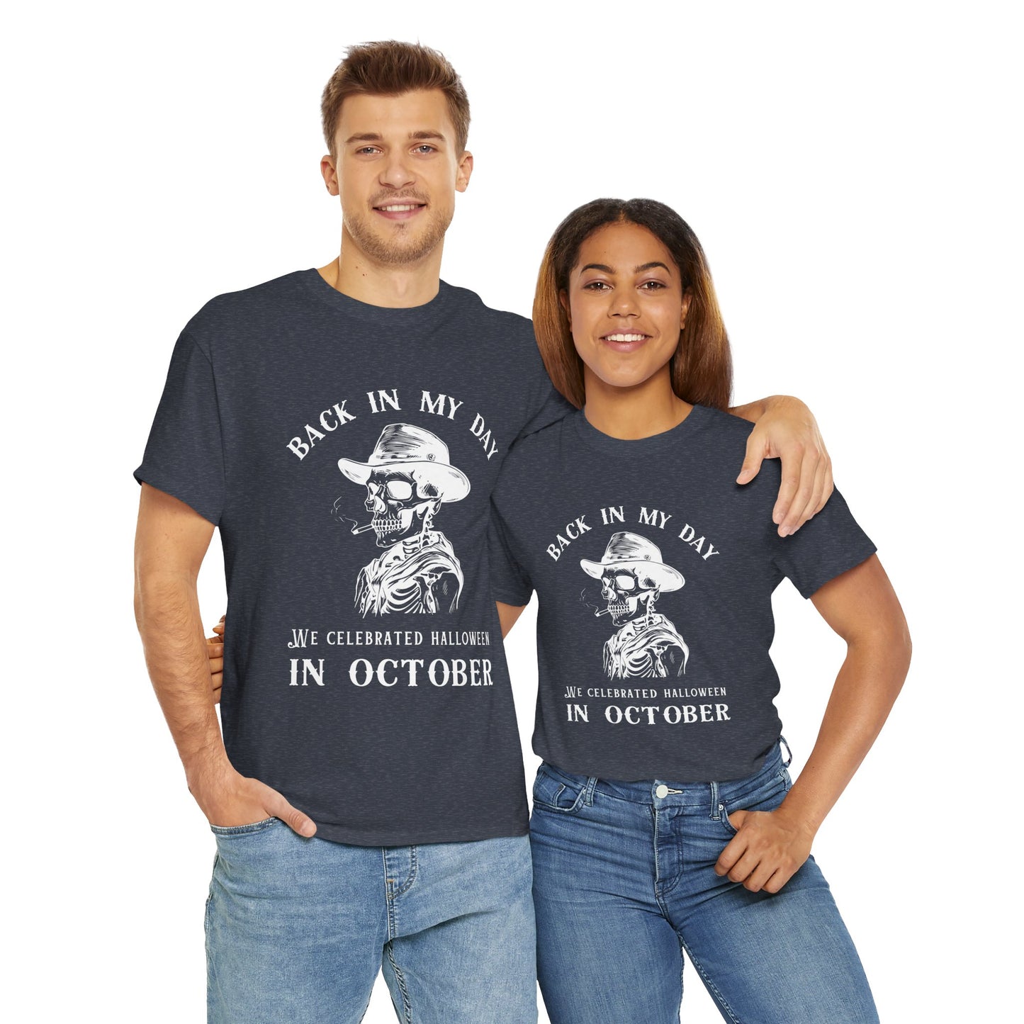 Vintage Halloween Tee - Back in My Day, Unisex T-Shirt, Halloween Shirt, Funny Halloween Gift, Retro Graphic Tee, Spooky Season Apparel