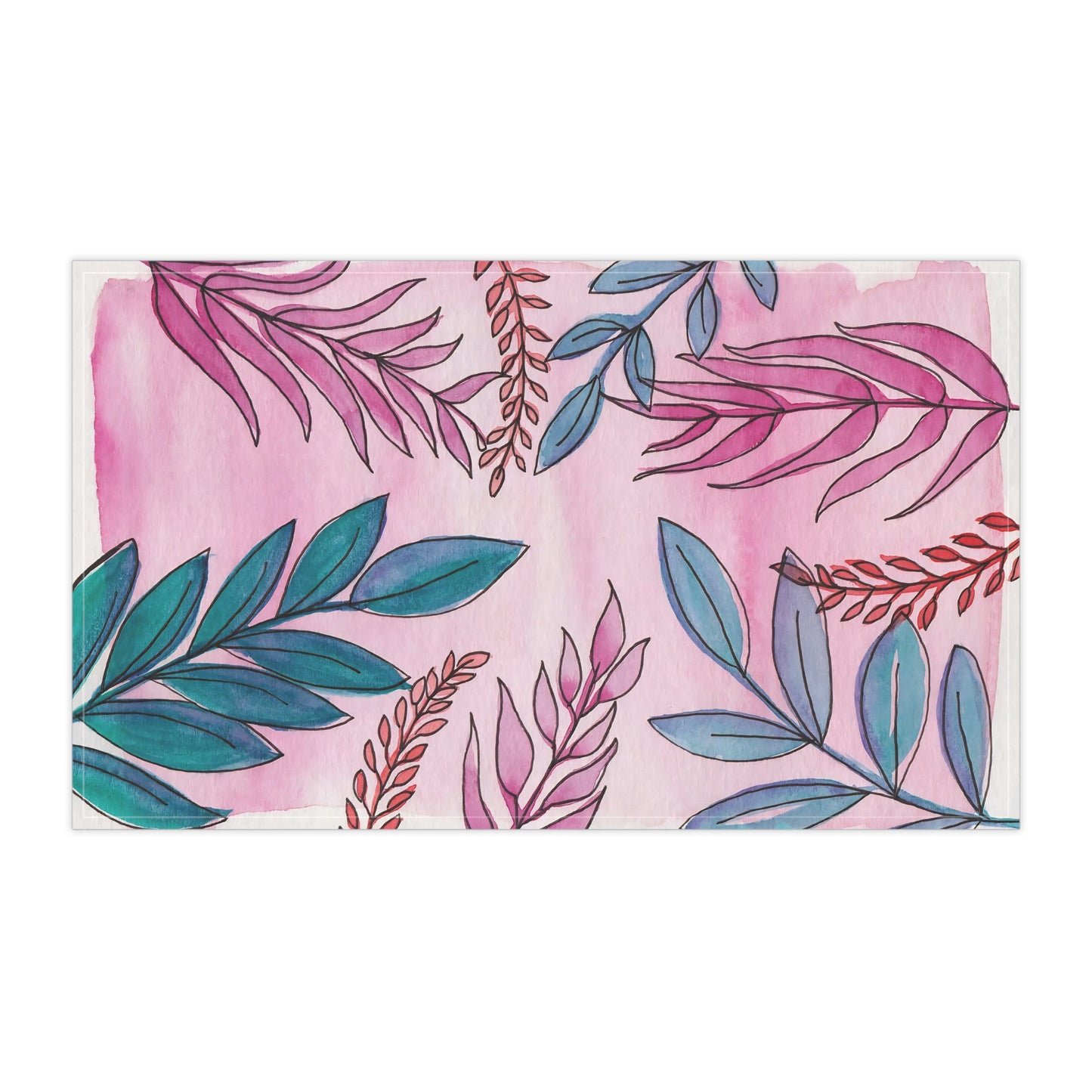 Tropical Tiki Tea Towel