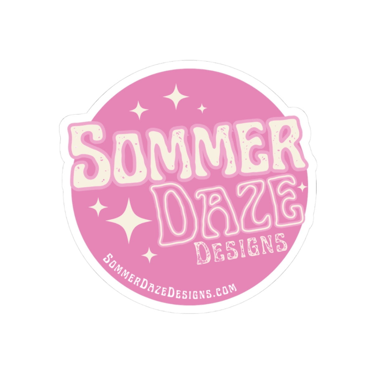 Sommer Daze Designs Logo Kiss-Cut Stickers