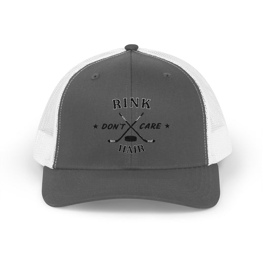 Hockey 'Rink Hair Don't Care' Trucker Hat