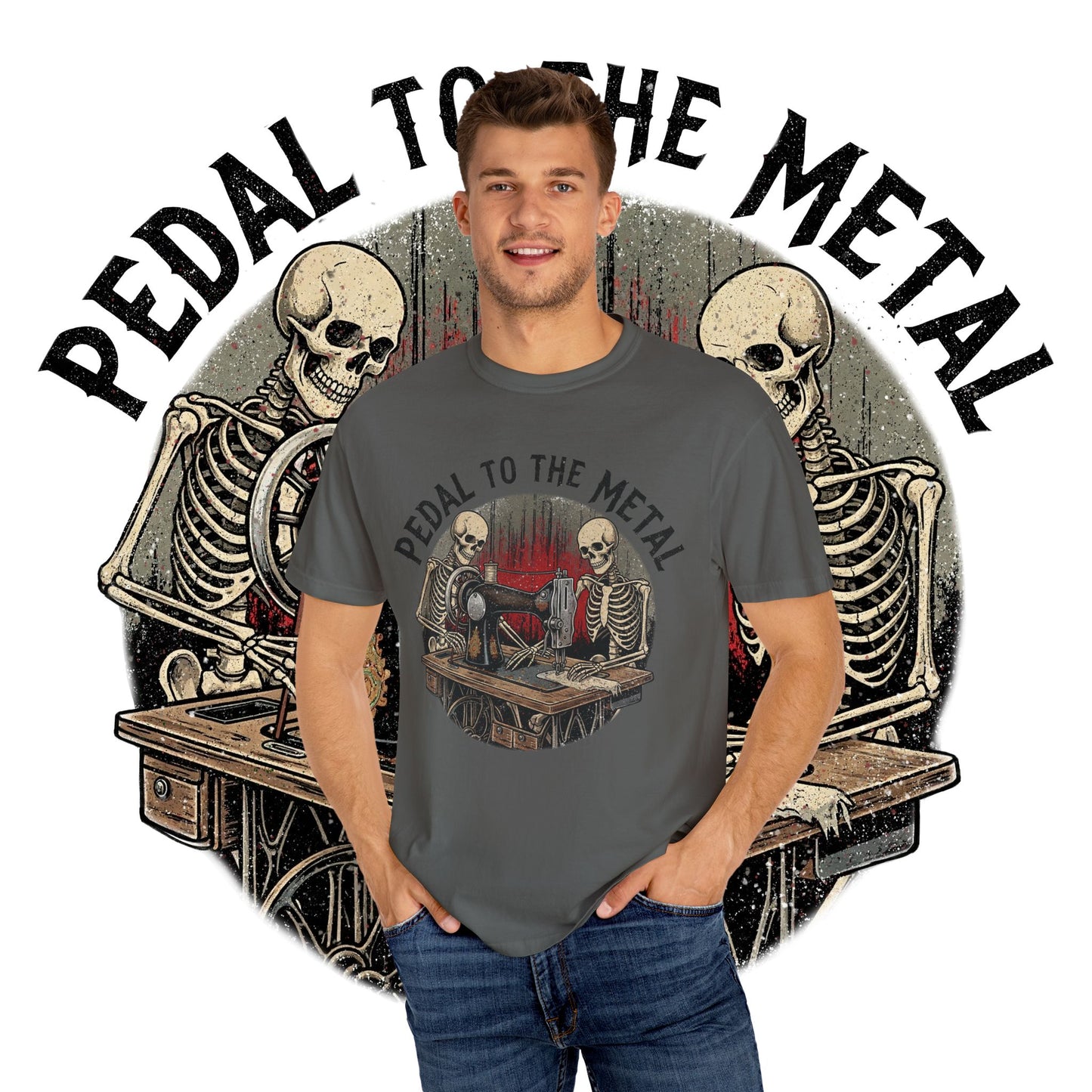 Skeleton Sewing Unisex T-shirt