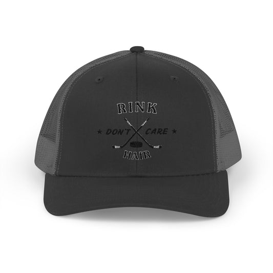 Hockey 'Rink Hair Don't Care' Trucker Hat