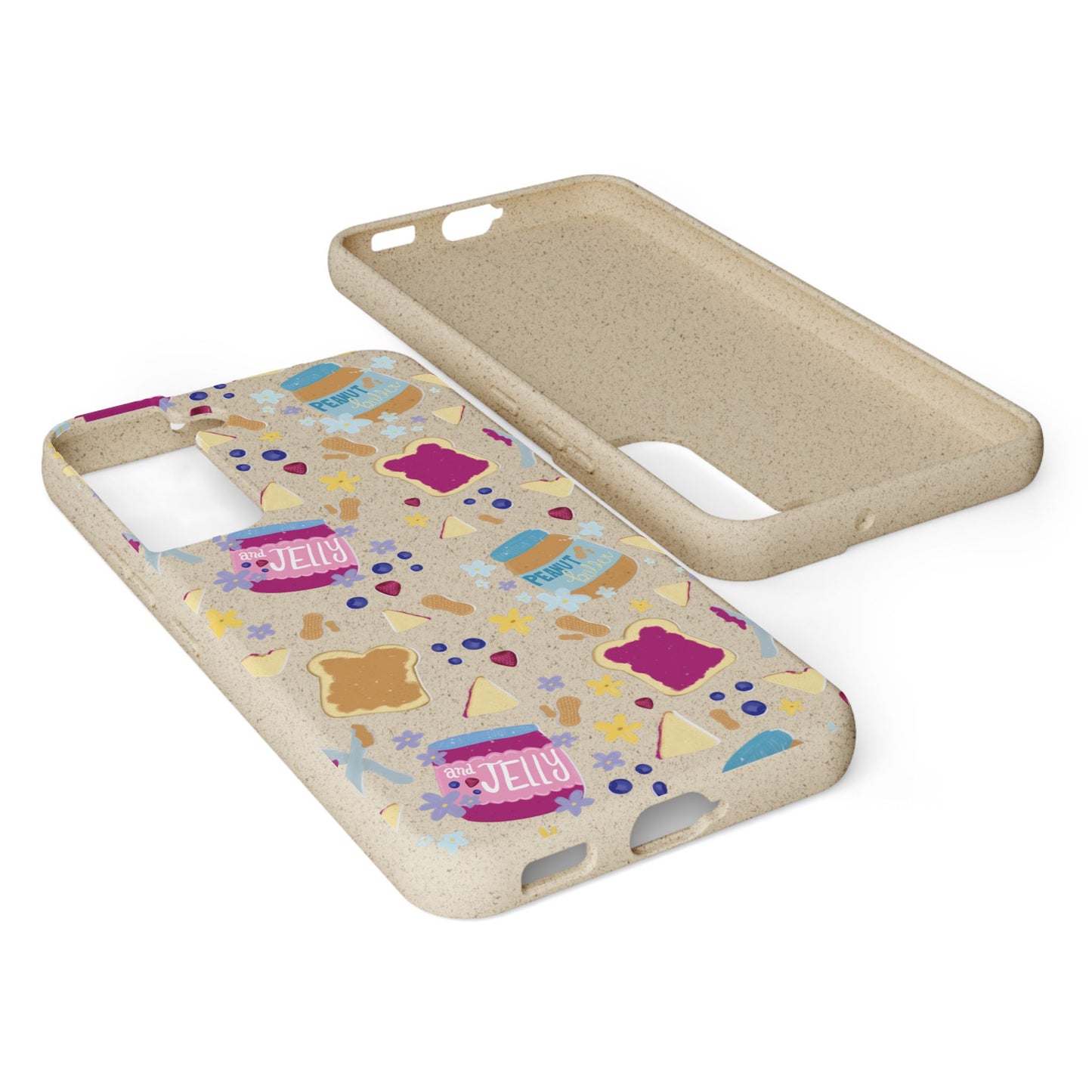 Peanut Butter and Jelly Bio-Degradable Phone cases