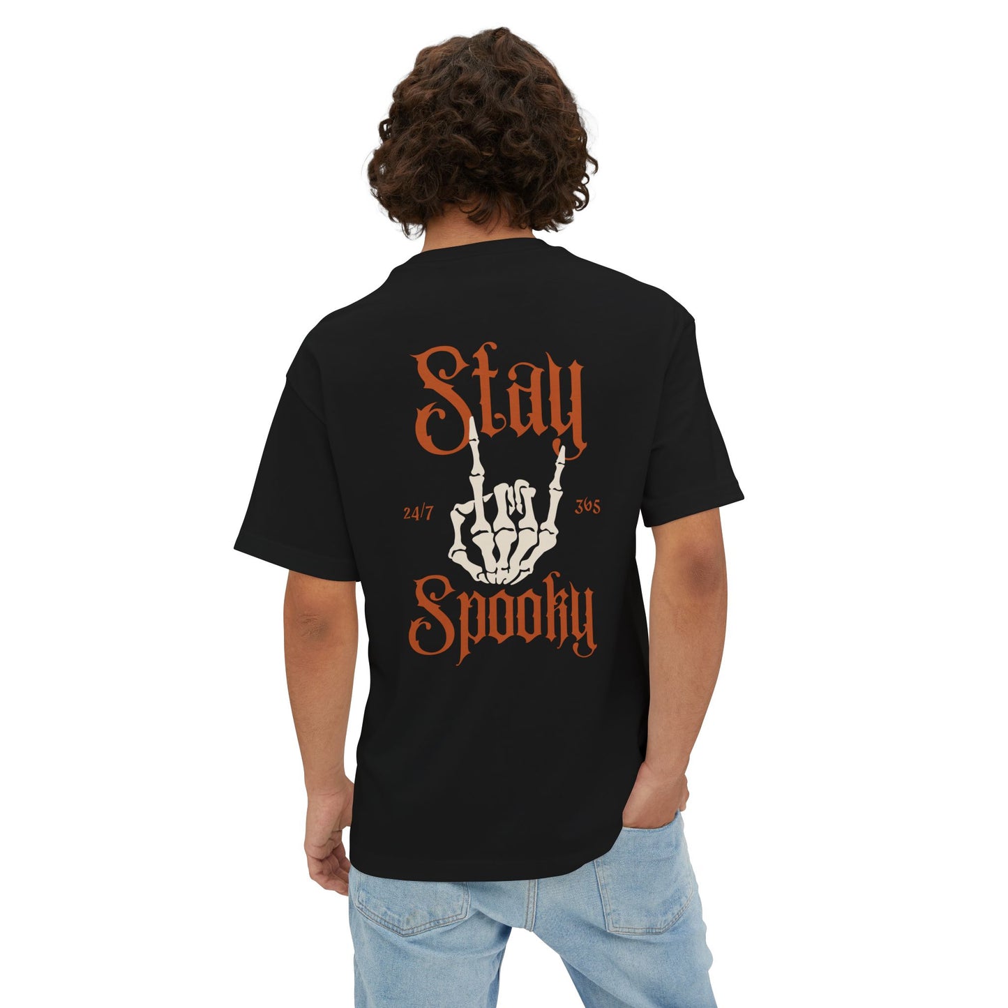 Stay Spooky Unisex Oversized Tee | Halloween Shirt, Casual Graphic Tee, Gift for Fans, Everyday Wear, Gothic Fashion