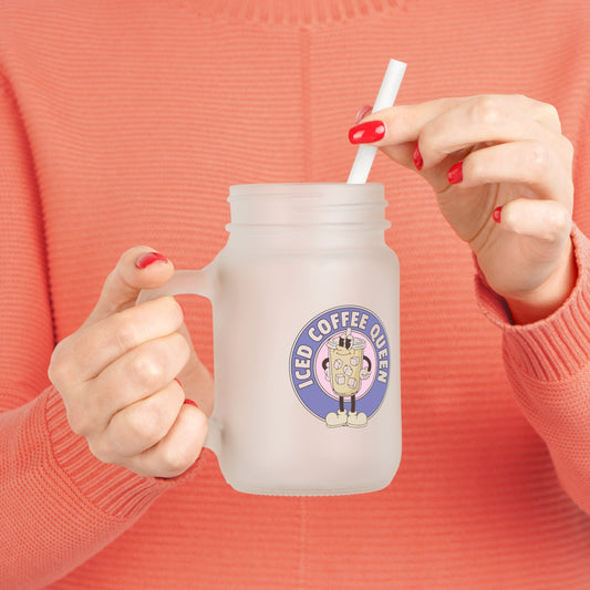 Iced Coffee Lover Mason Jar