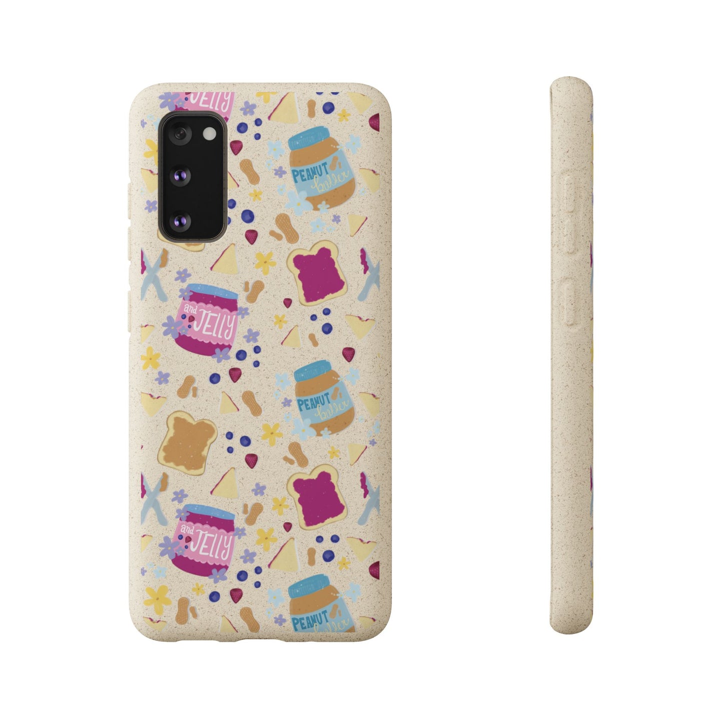 Peanut Butter and Jelly Bio-Degradable Phone cases
