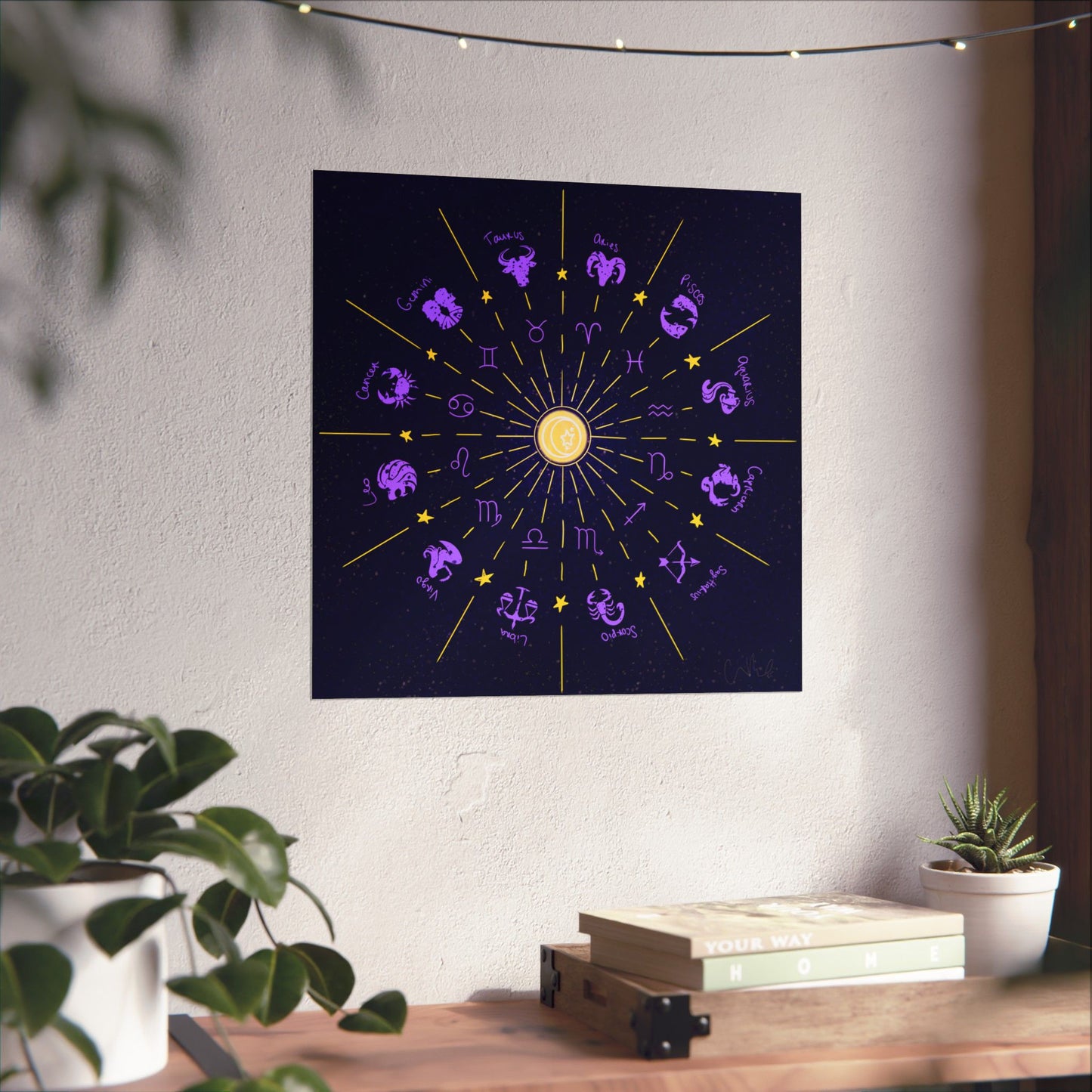 Astrology Themed Vertical Posters, Zodiac Wall Art, Celestial Decor, Horoscope Prints, Gift for Astrology Lovers